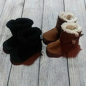 2 pair of Baby girl boots